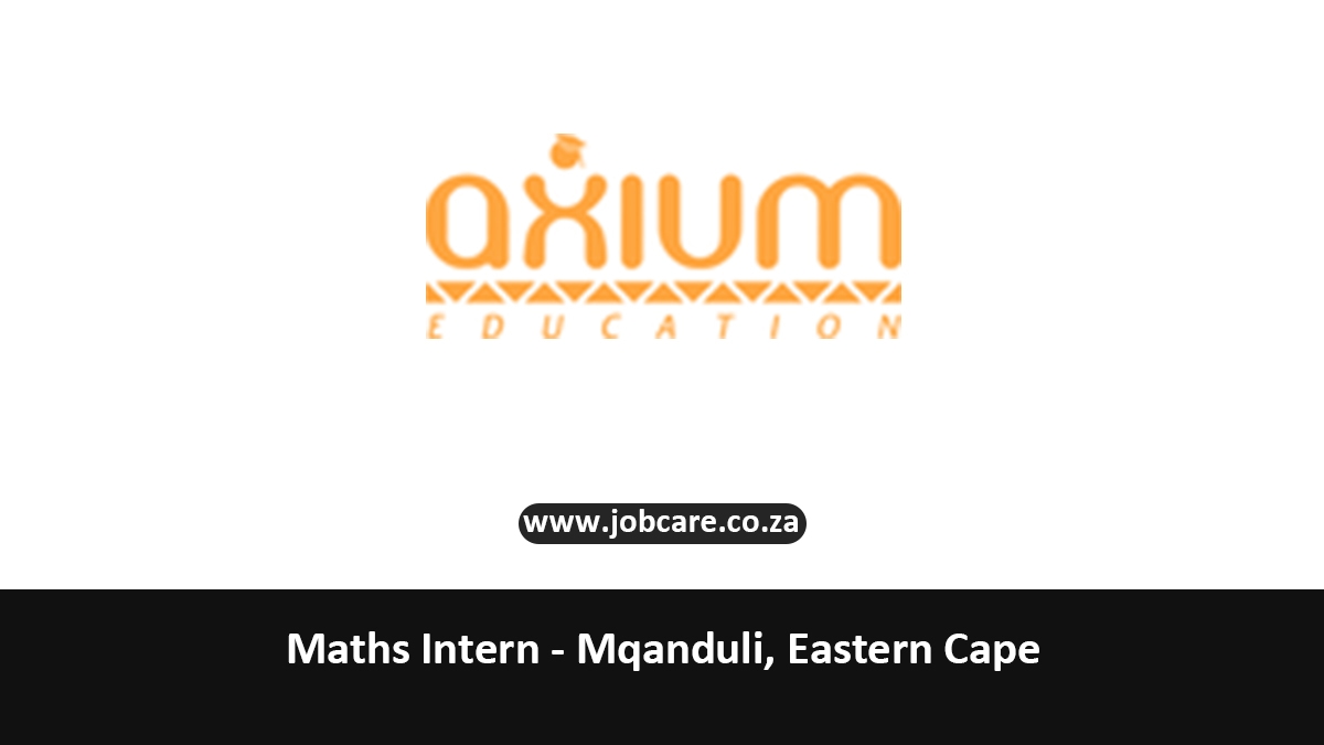 Maths Intern - Mqanduli, Eastern Cape