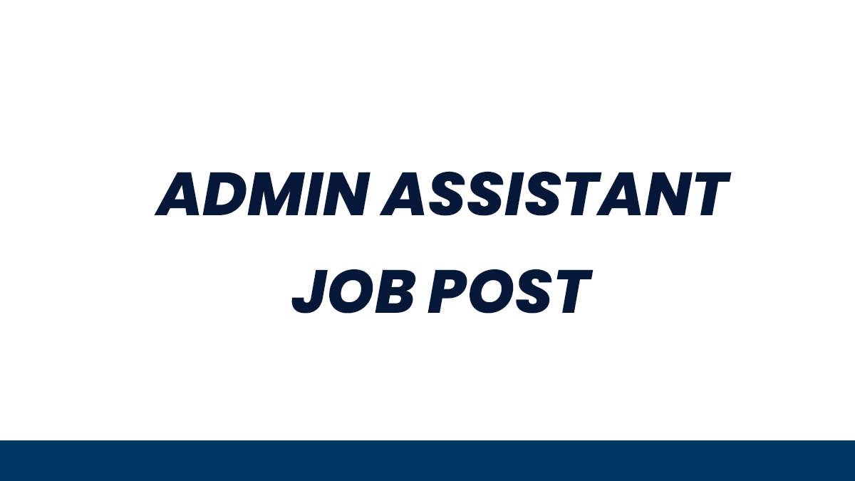 ADMIN ASSISTANT - PEG