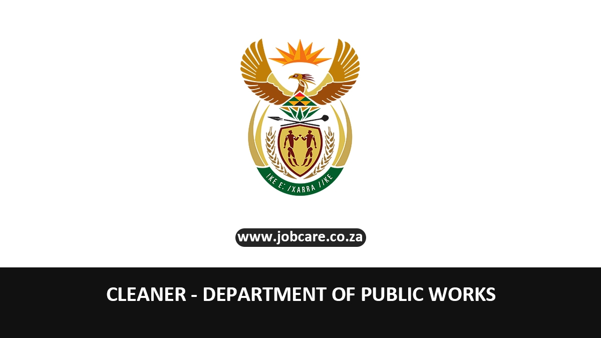 CLEANER - DEPARTMENT OF PUBLIC WORKS