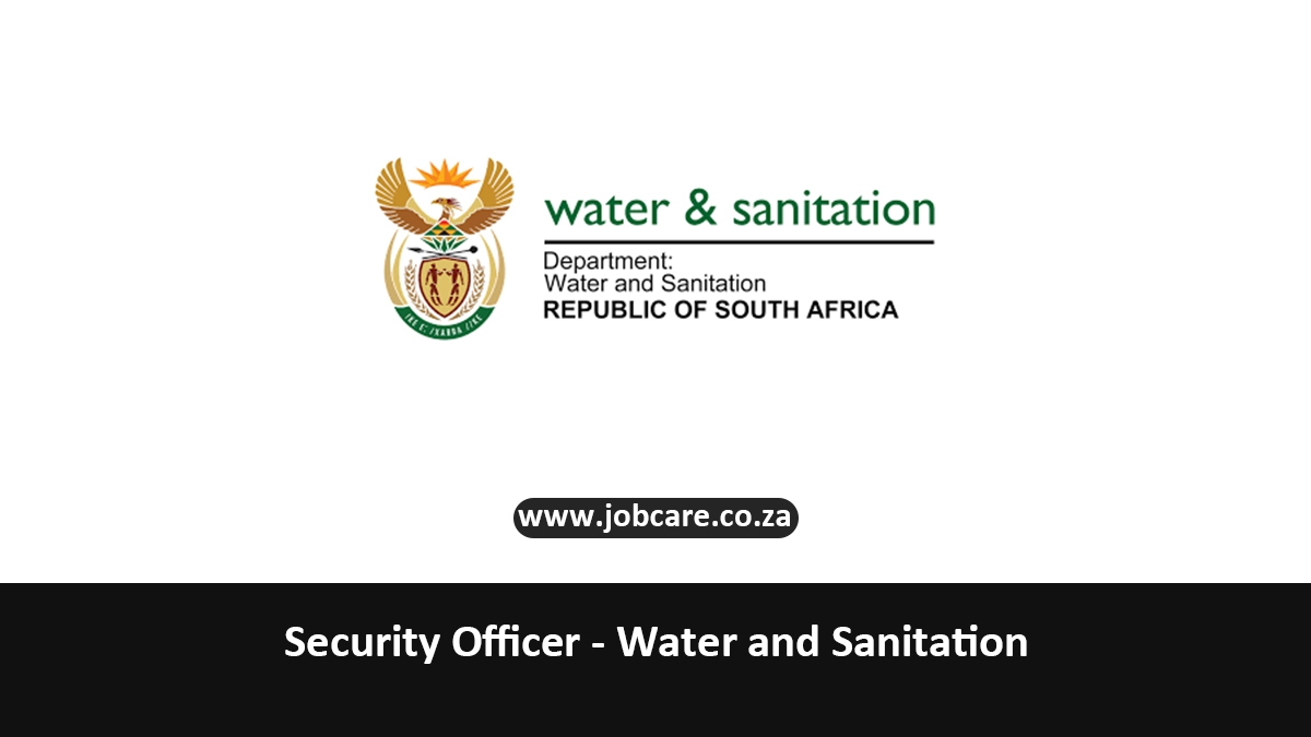 Security Officer - Water and Sanitation