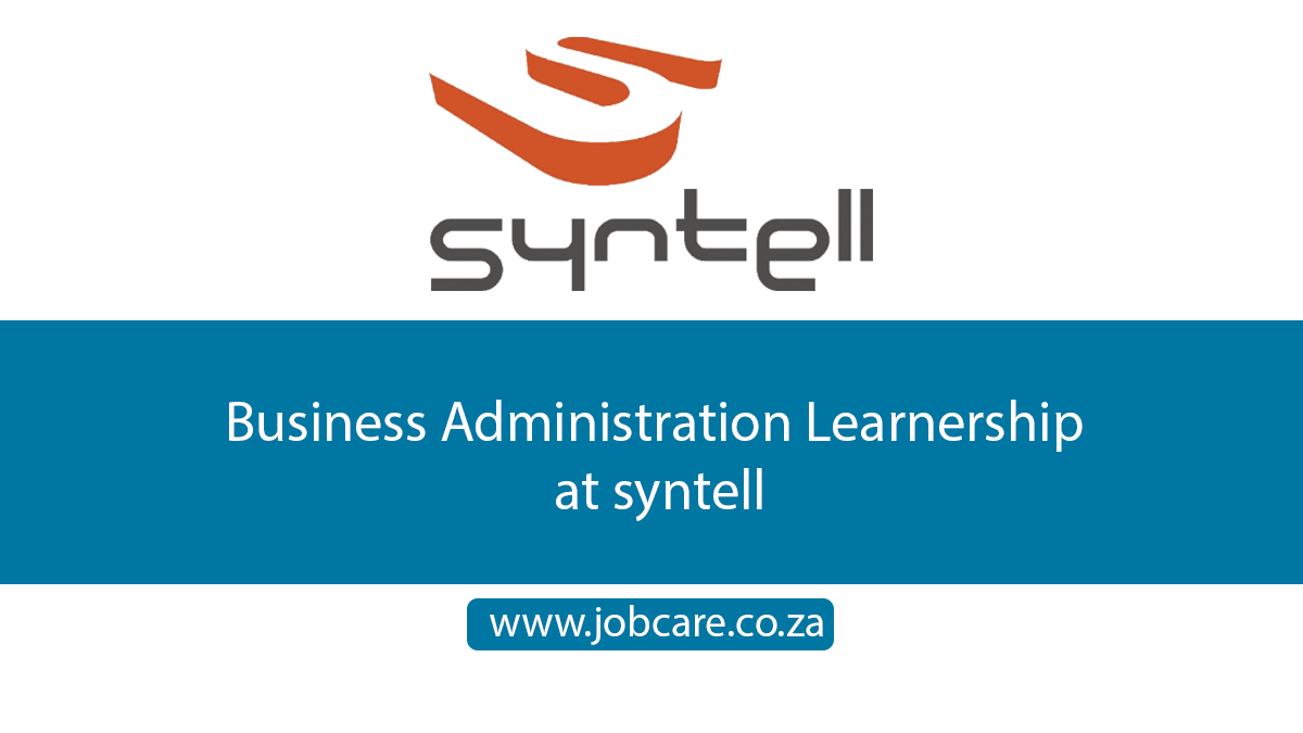 Business Administration Learnership at syntell
