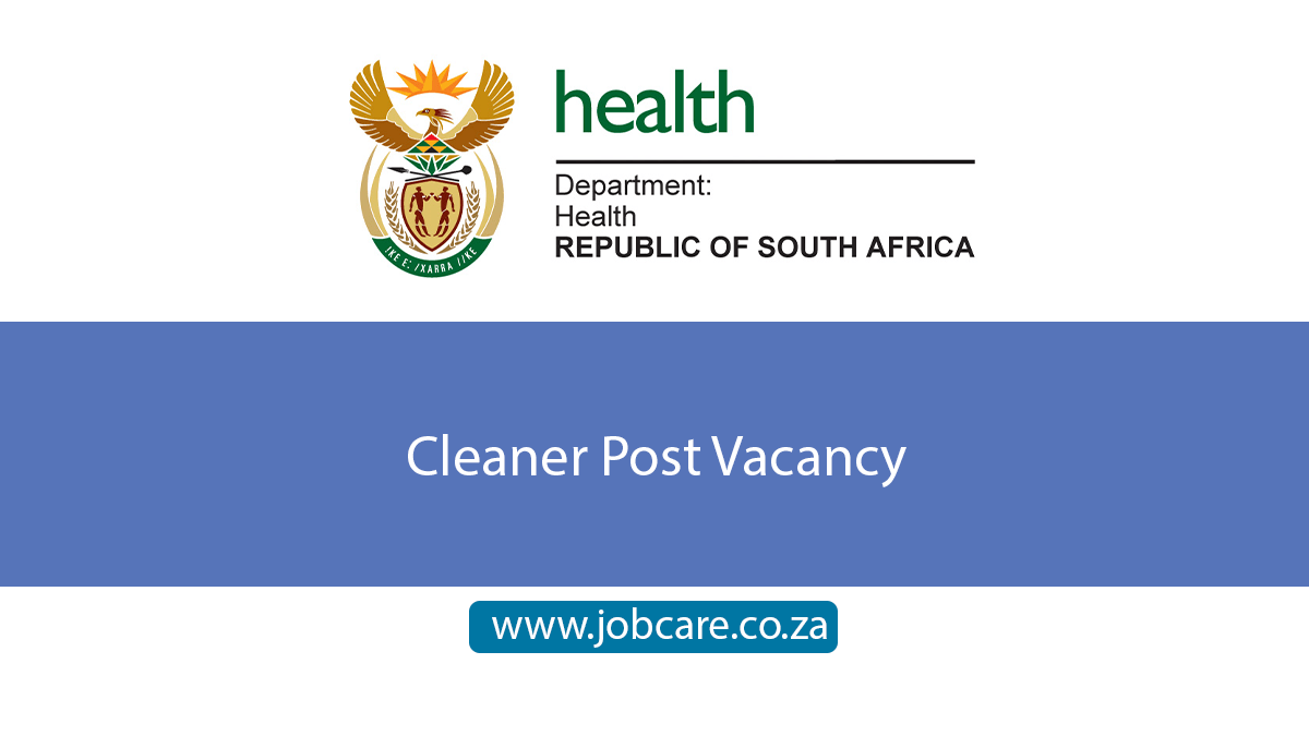 Cleaner Post Vacancy