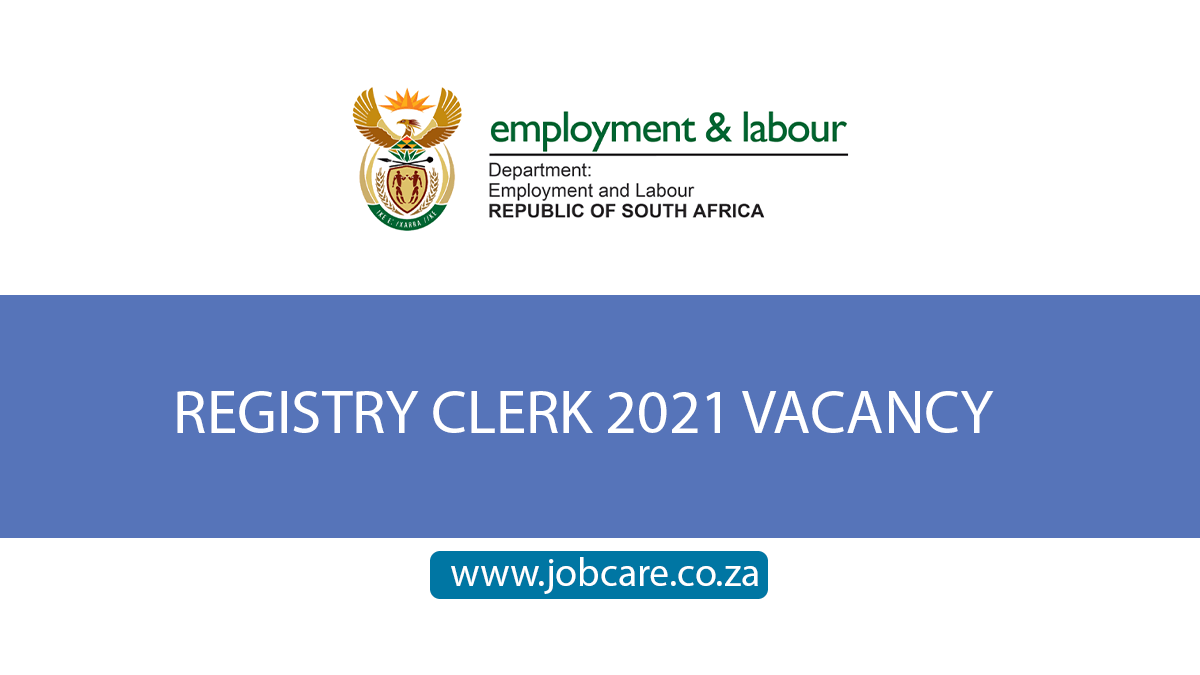 REGISTRY CLERK 2021 VACANCY