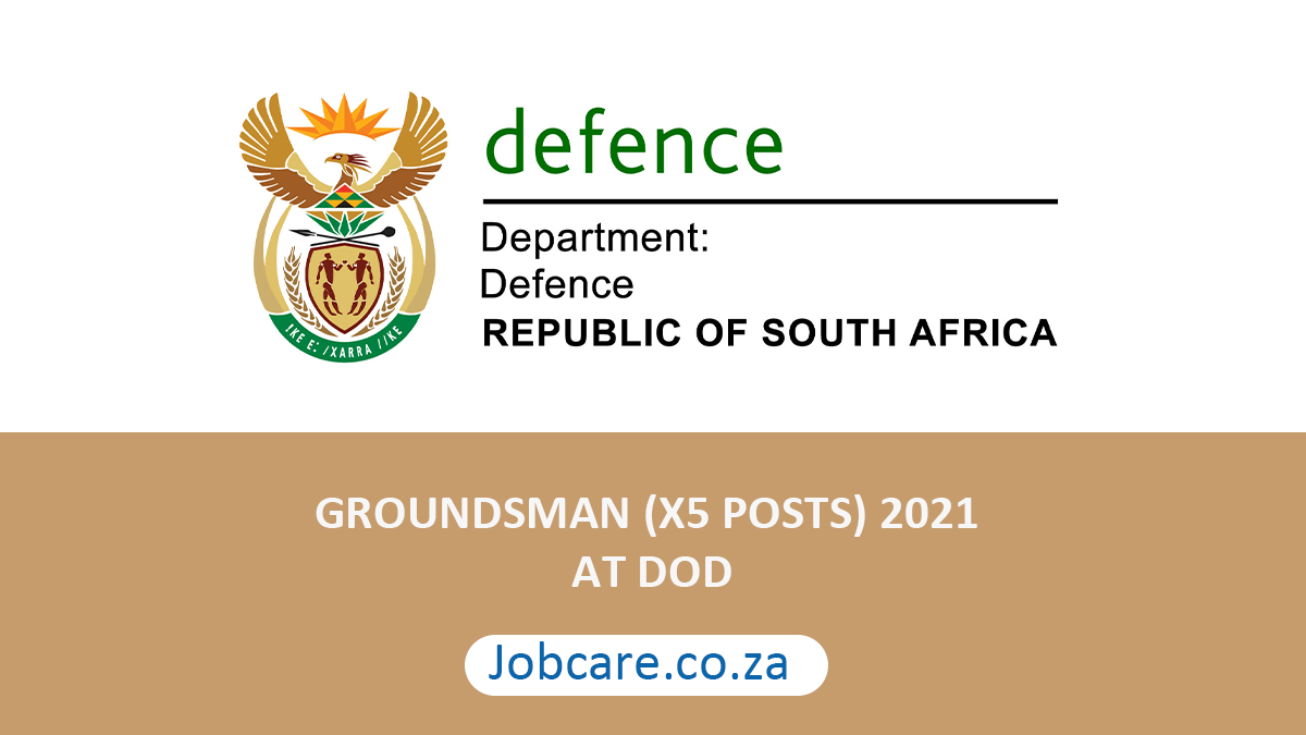 GROUNDSMAN (X5 POSTS) 2021 AT DOD