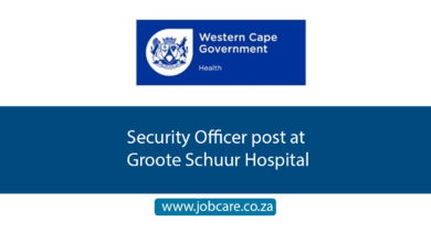 Security Officer post at Groote Schuur Hospital