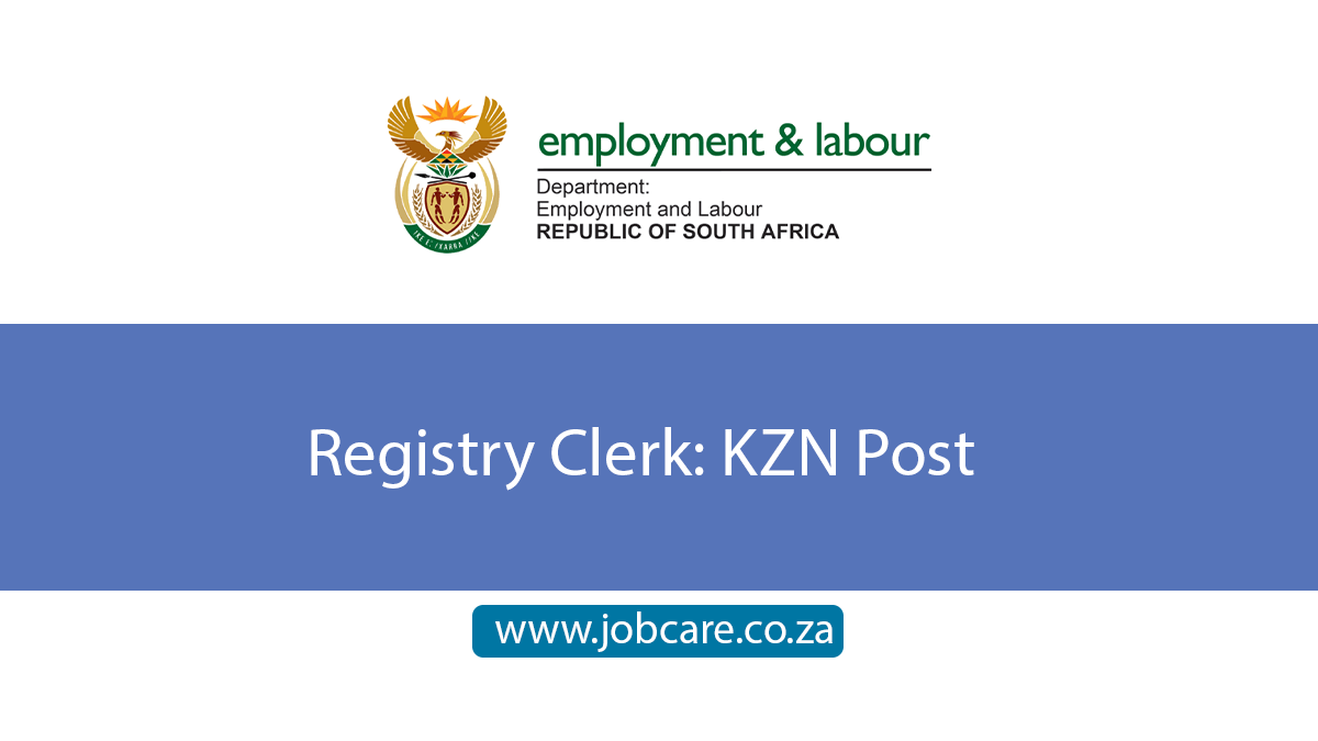 Registry Clerk: KZN Post