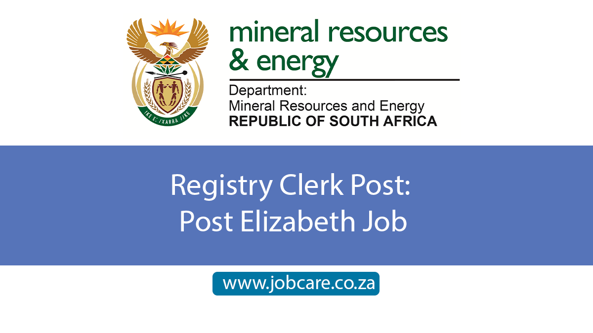 Registry Clerk Post: Post Elizabeth Job