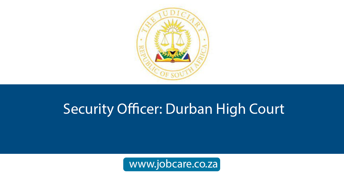Security Officer: Durban High Court