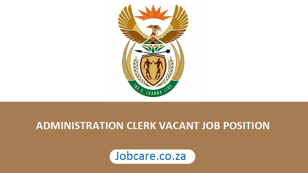 ADMINISTRATION CLERK VACANT JOB POSITION