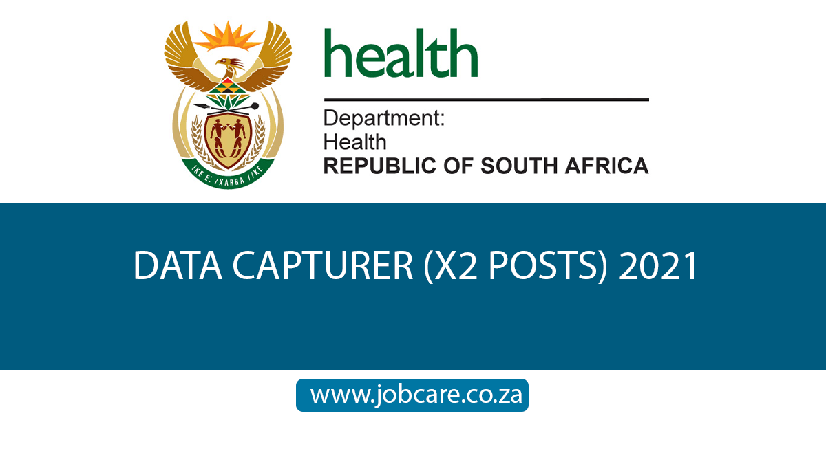 DATA CAPTURER (X2 POSTS) 2021