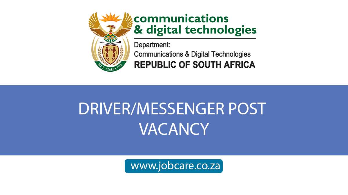 DRIVER/MESSENGER POST VACANCY