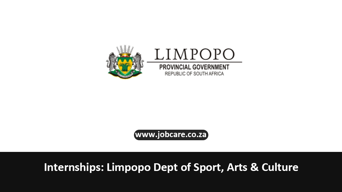 Internships: Limpopo Dept of Sport, Arts & Culture