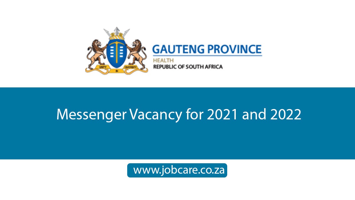 Messenger Vacancy for 2021 and 2022