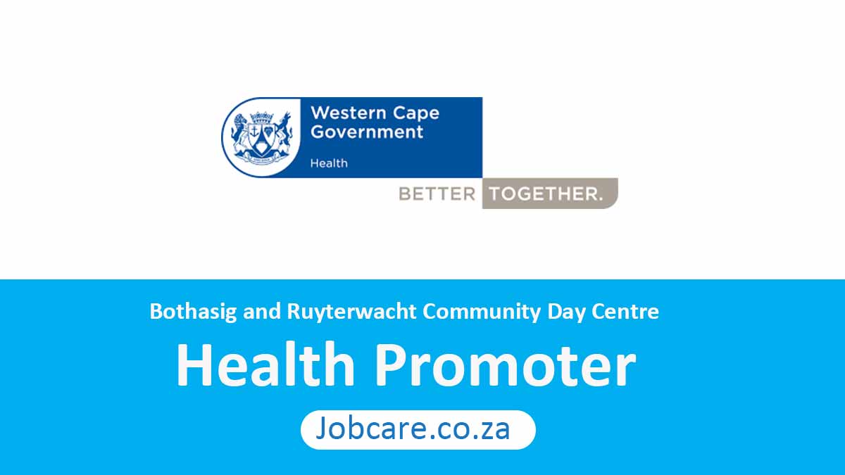 Community Day Centre: Health Promoter