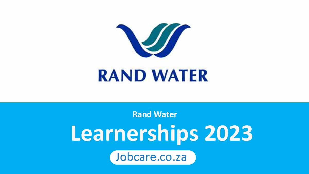 Rand Water Learnerships 2023