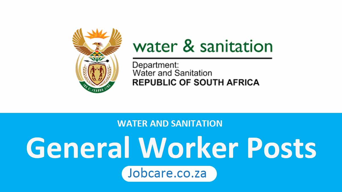 Department of Water and Sanitation: General Workers