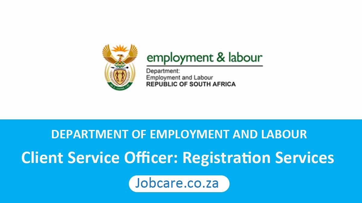 Client Service Officer: Registration Services (SA)