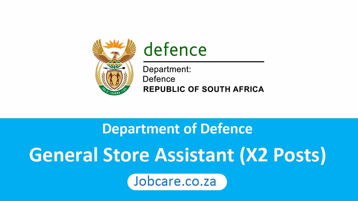 Department of Defence General Store Assistant