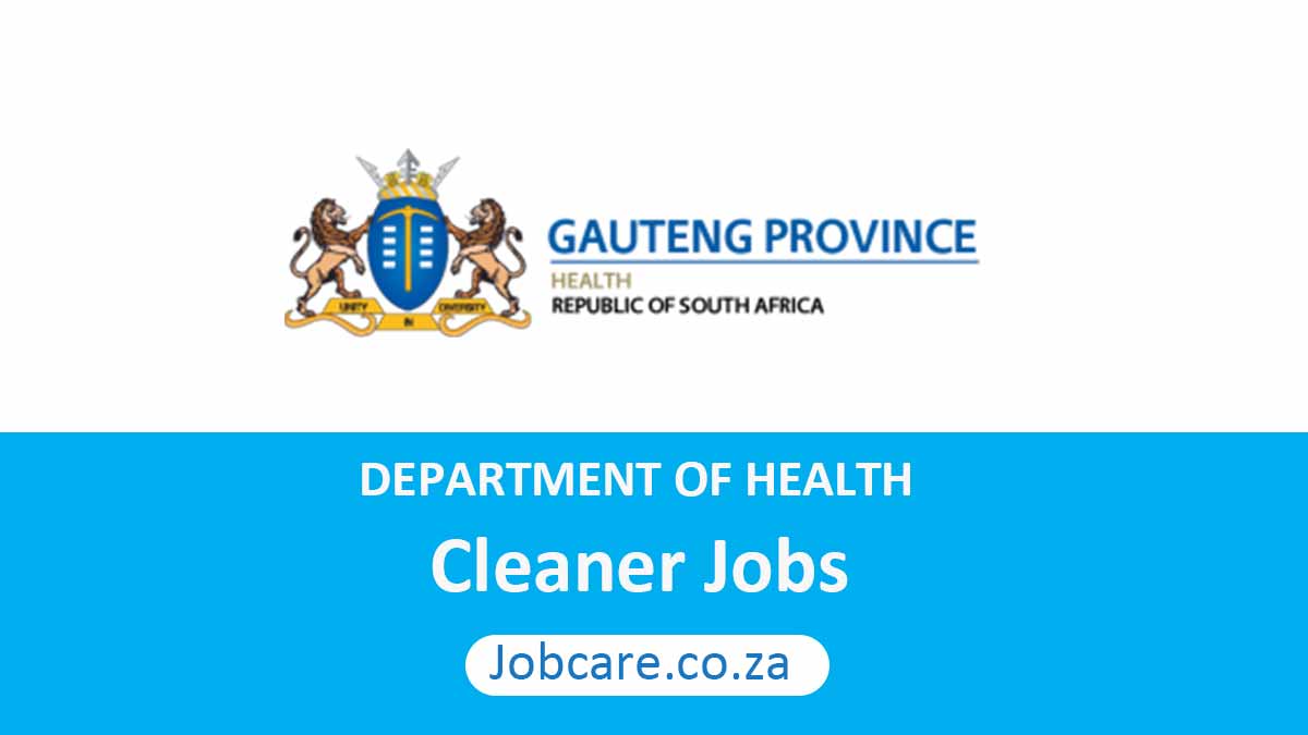 Department of Health: Cleaner