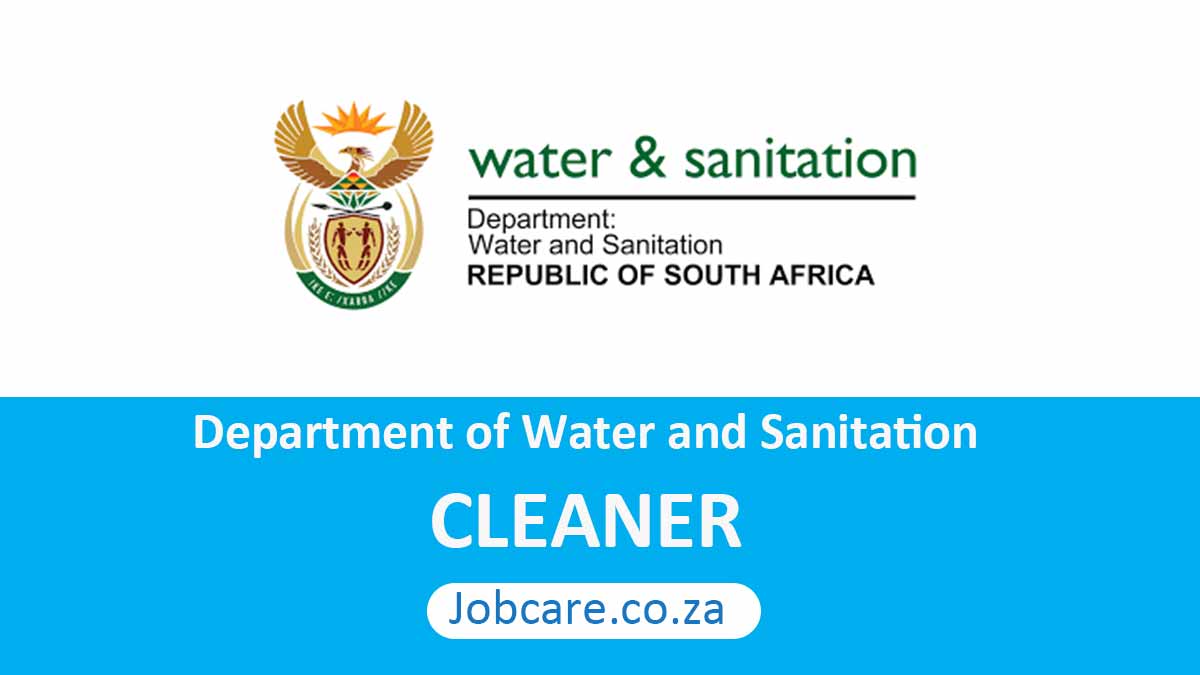Department of Water and Sanitation: Cleaner