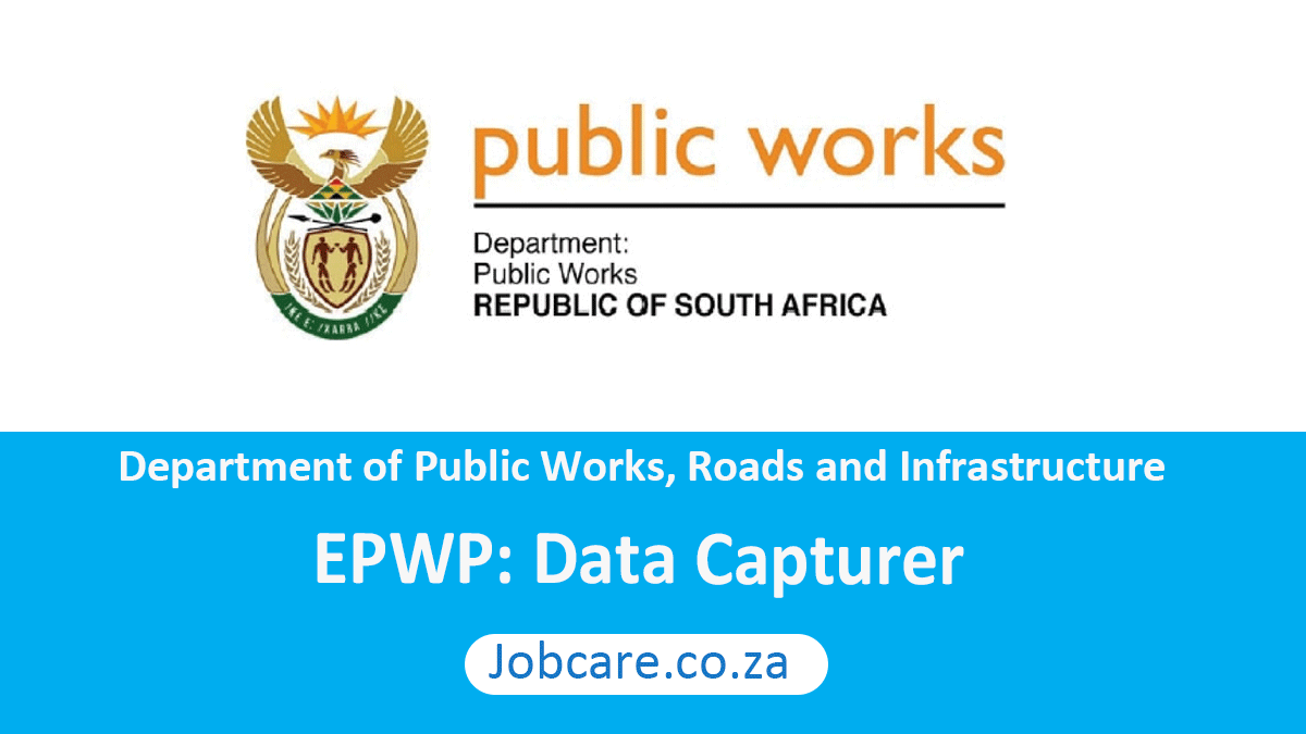 EPWP Data Capturer Jobcare