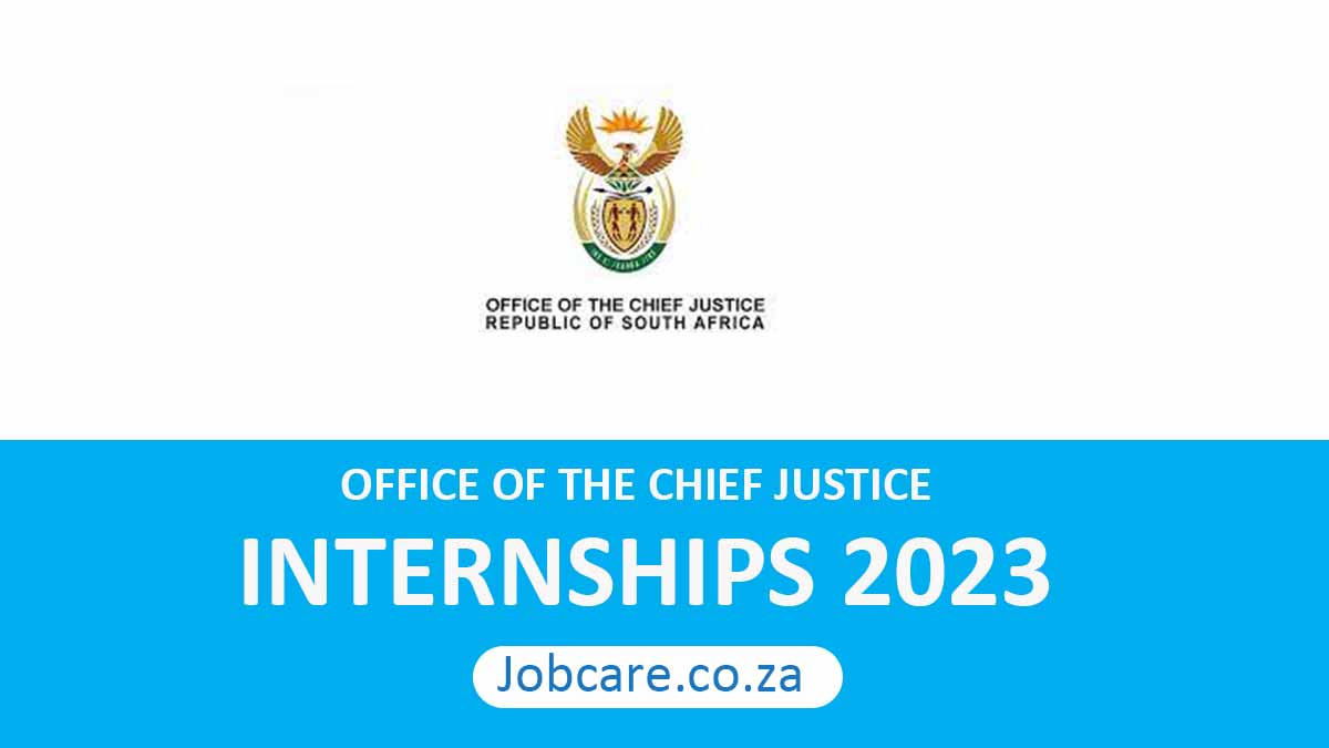 Office of the Chief Justice: Internships 2023