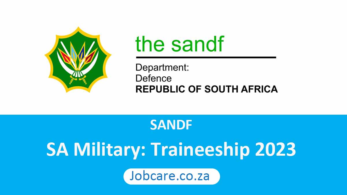 SA Military: Traineeship 2023