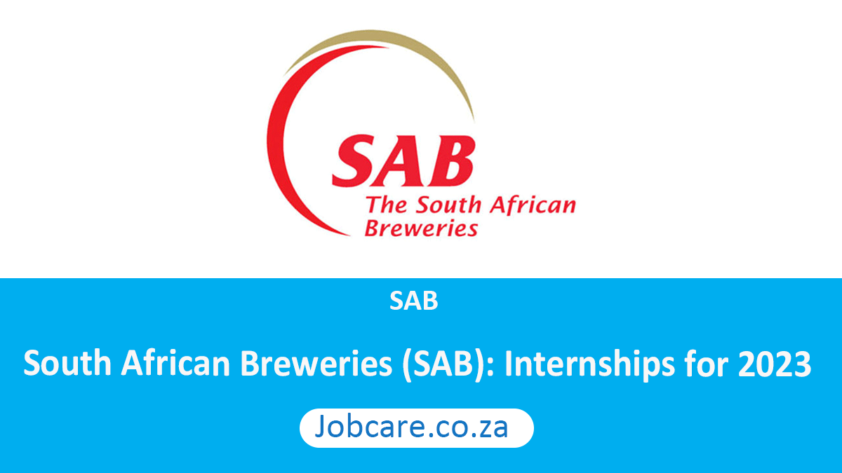 South African Breweries (SAB): Internships for 2023