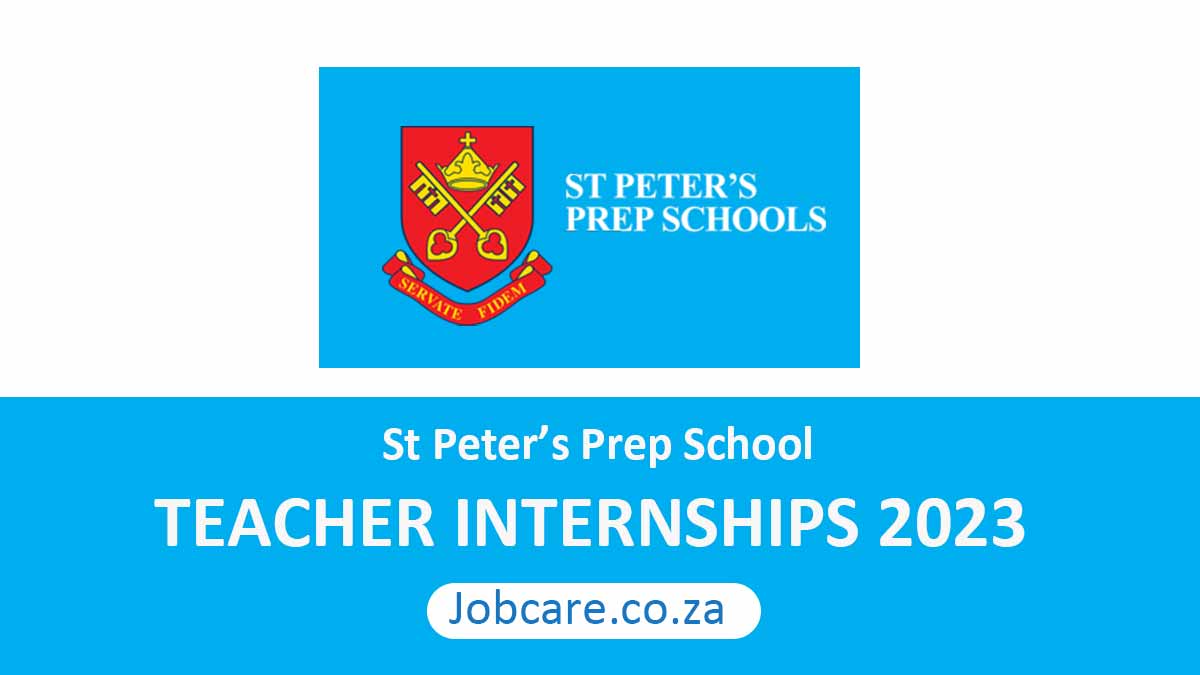 St Peter’s Prep School: Teacher Internships 2023