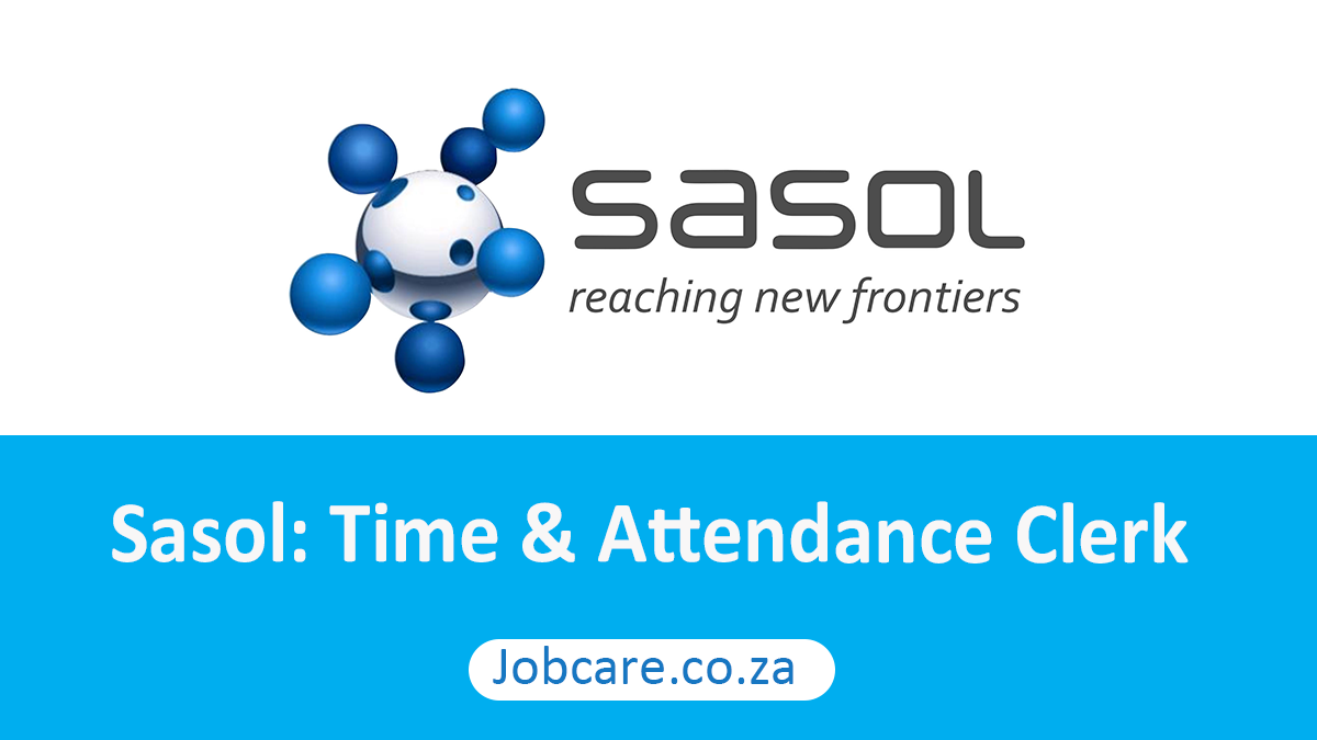 Sasol: Time & Attendance Clerk