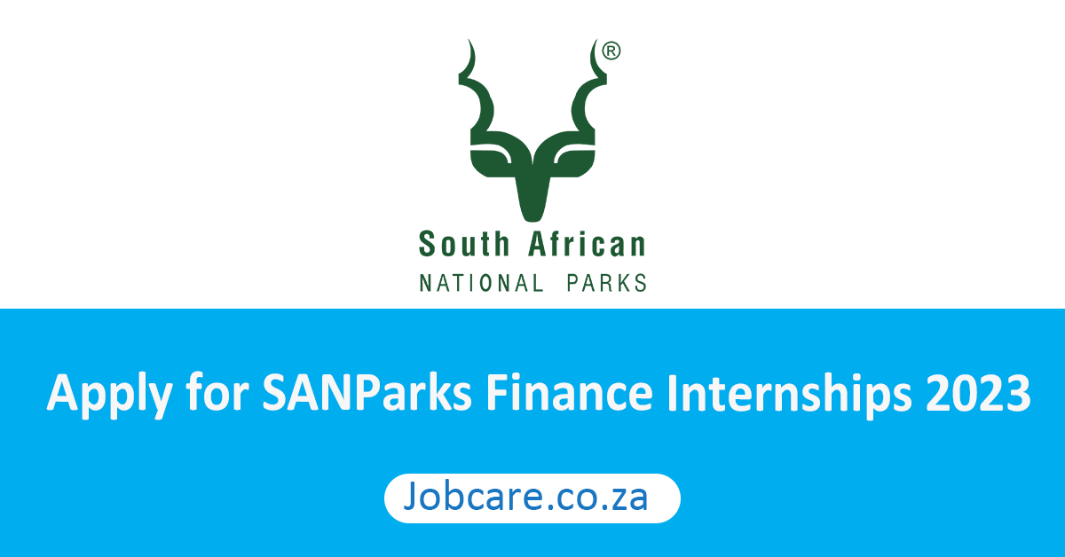 Apply for SANParks Finance Internships 2023