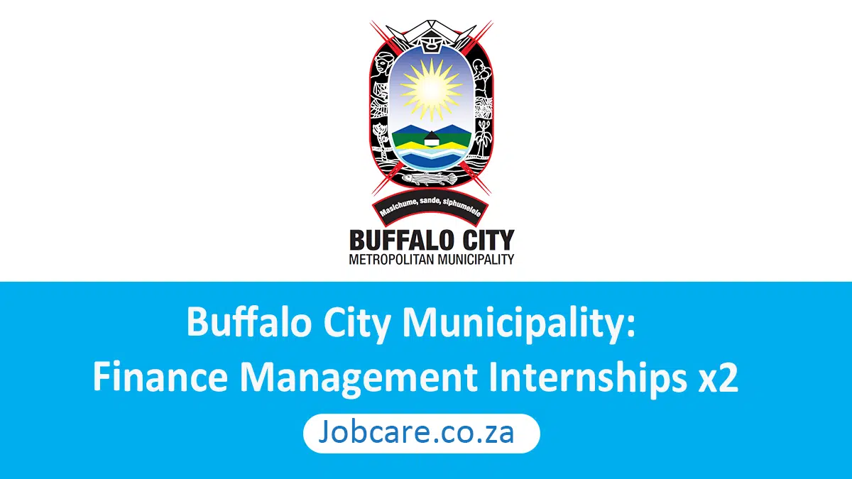 Buffalo City Municipality: Finance Management Internships x2