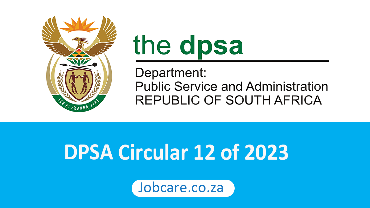 DPSA Circular 12 of 2023