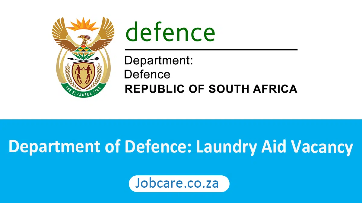 Department of Defence: Laundry Aid Vacancy