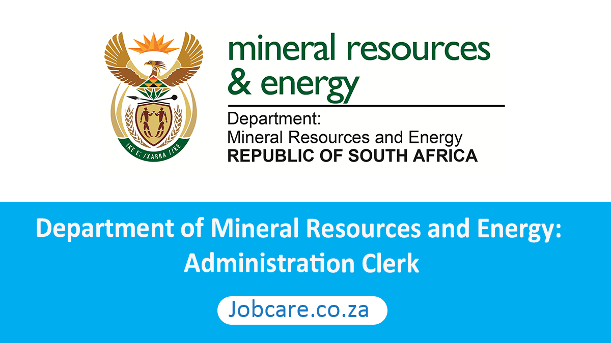 Department of Mineral Resources and Energy Administration Clerk