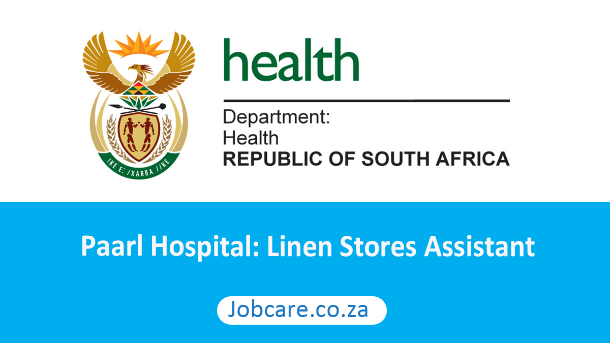 Paarl Hospital: Linen Stores Assistant