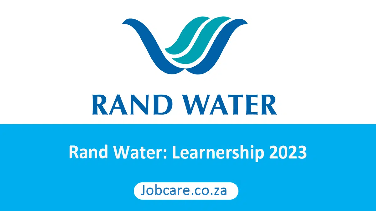 Rand Water: Learnership 2023