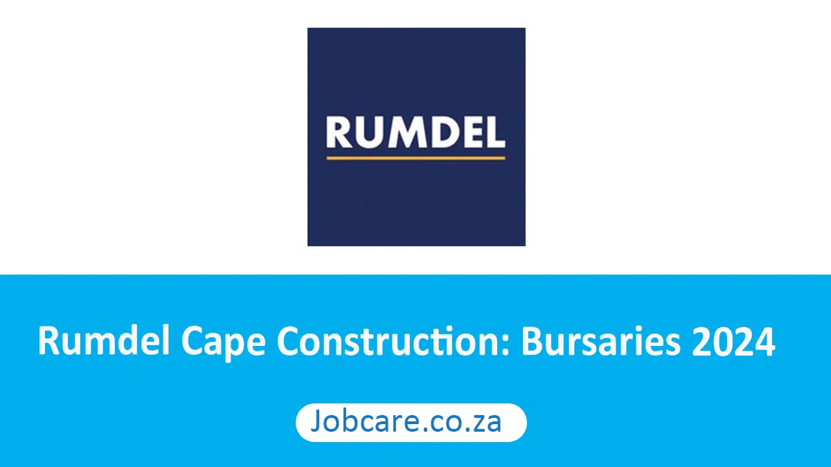 Rumdel Cape Construction: Bursaries 2024