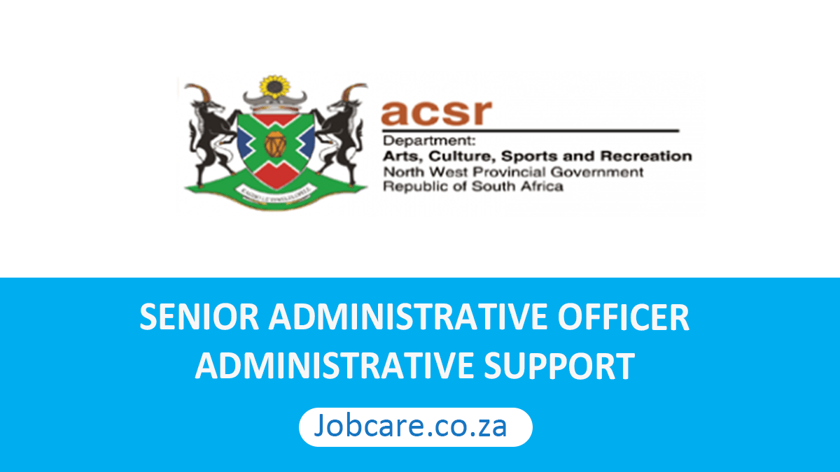 SENIOR ADMINISTRATIVE OFFICER ADMINISTRATIVE SUPPORT