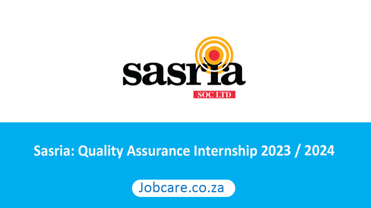 Sasria Quality Assurance Internship 2023 2024
