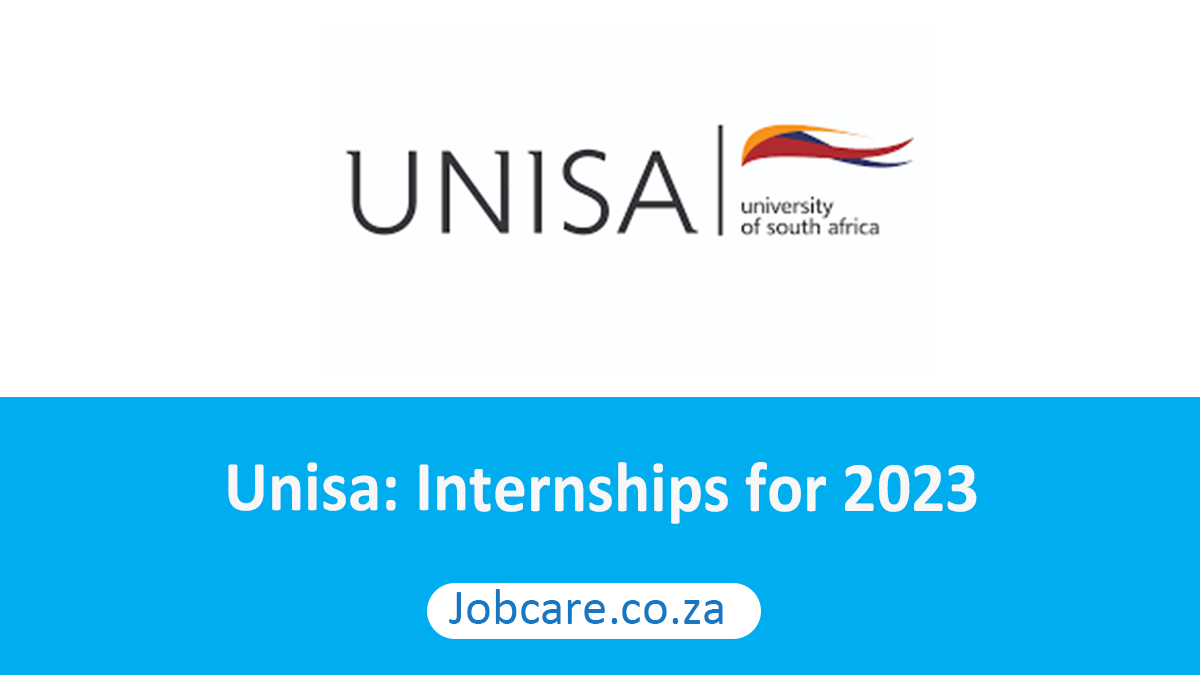 Unisa Internships for 2023