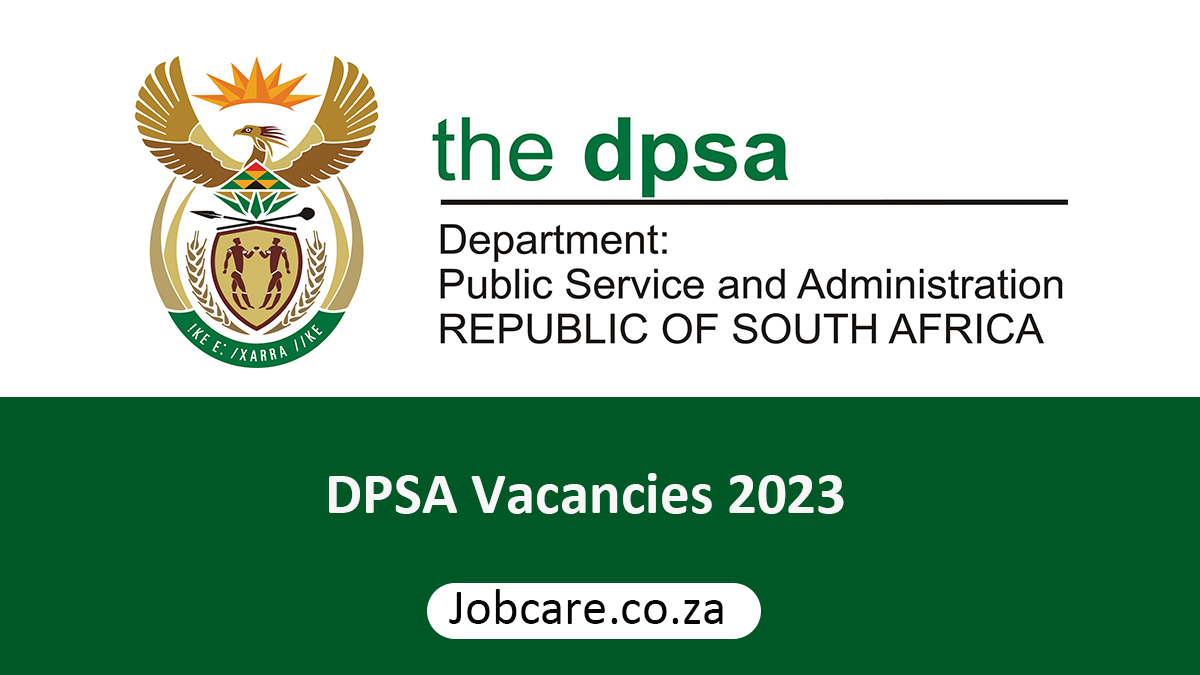 DPSA Vacancies 2023