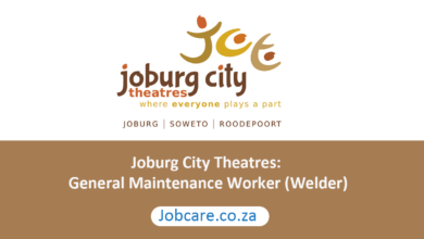 Joburg City Theatres: General Maintenance Worker (Welder)