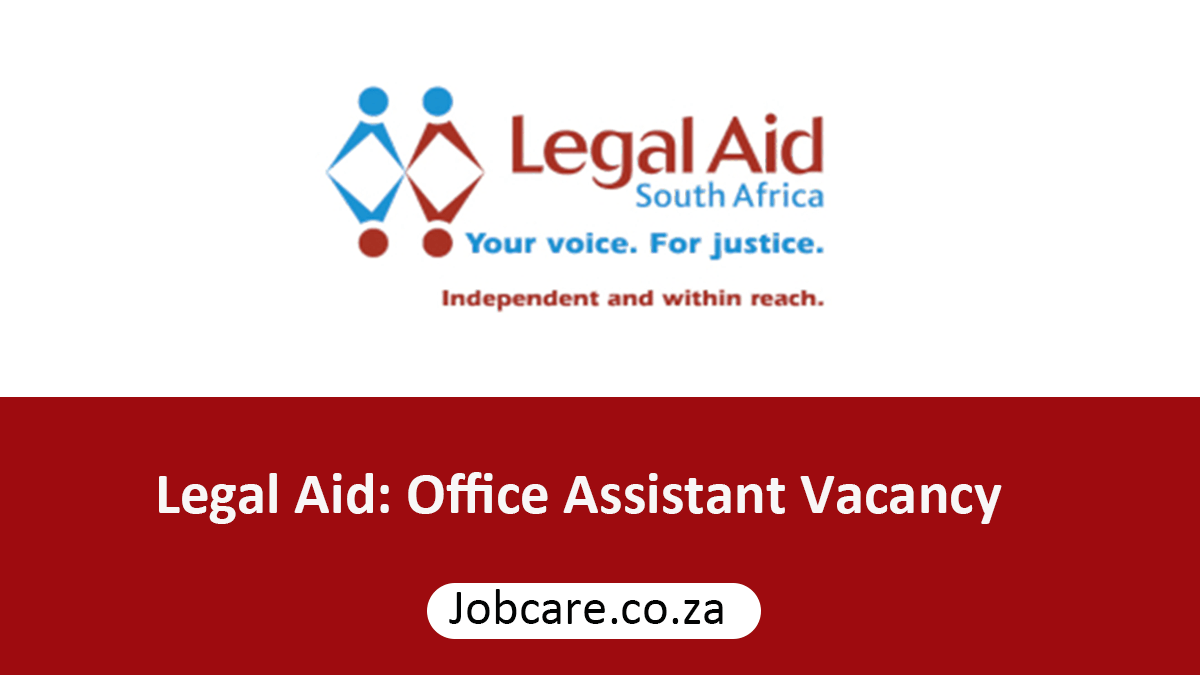 Legal Aid: Office Assistant Vacancy