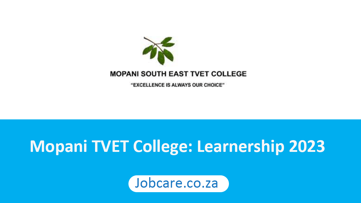Mopani TVET College Learnership 2023