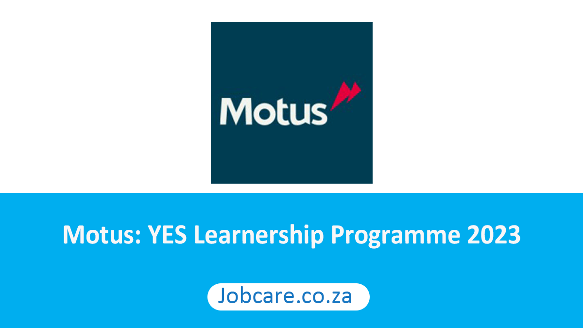 Motus: YES Learnership Programme 2023