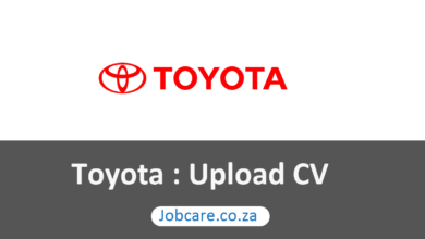 Toyota: Upload CV