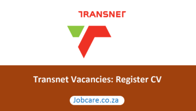 Transnet Vacancies: Register CV
