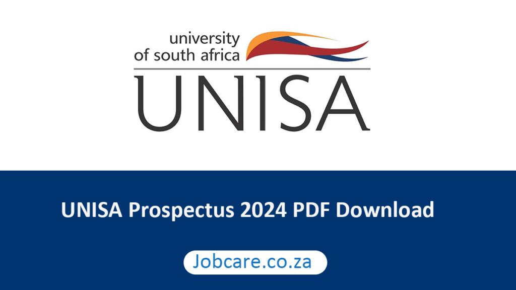 UNISA Prospectus 2024 PDF Download Jobcare