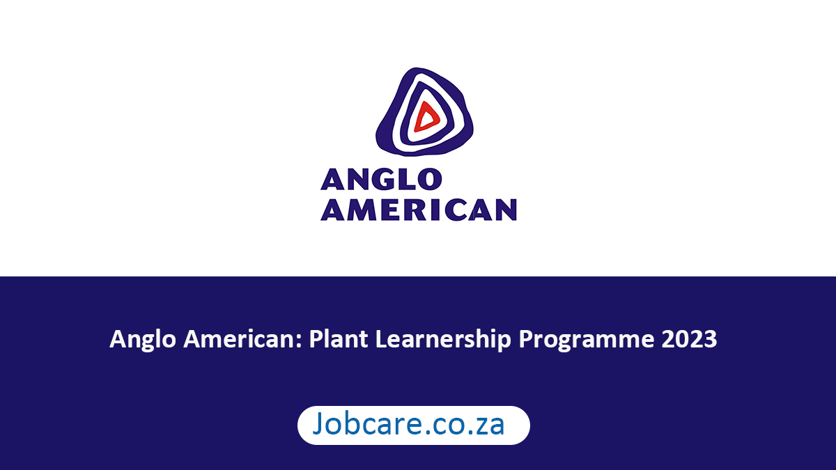 Anglo American: Plant Learnership Programme 2023